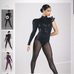 Chic Black One-Shoulder Bodysuit